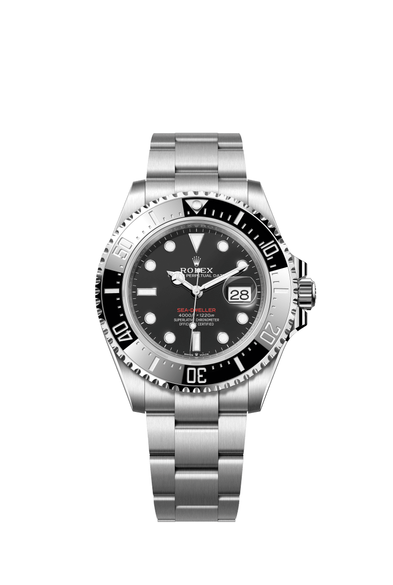 Black dial watch-Silver-43MM