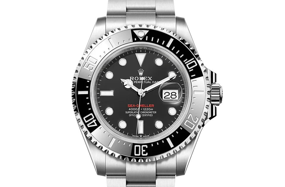 Black dial watch-Silver-43MM