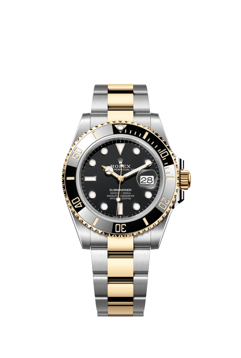 Black Dial Watch - Gold-41MM