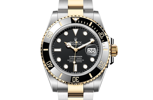 Black Dial Watch - Gold-41MM