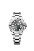 Rhodium White Dial Watch - Silver - 40MM