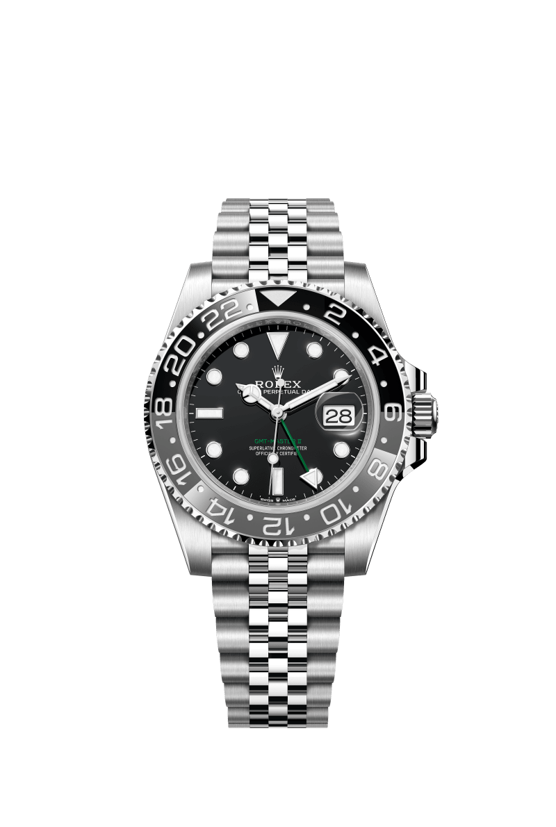 Black dial watch-Silver-40MM