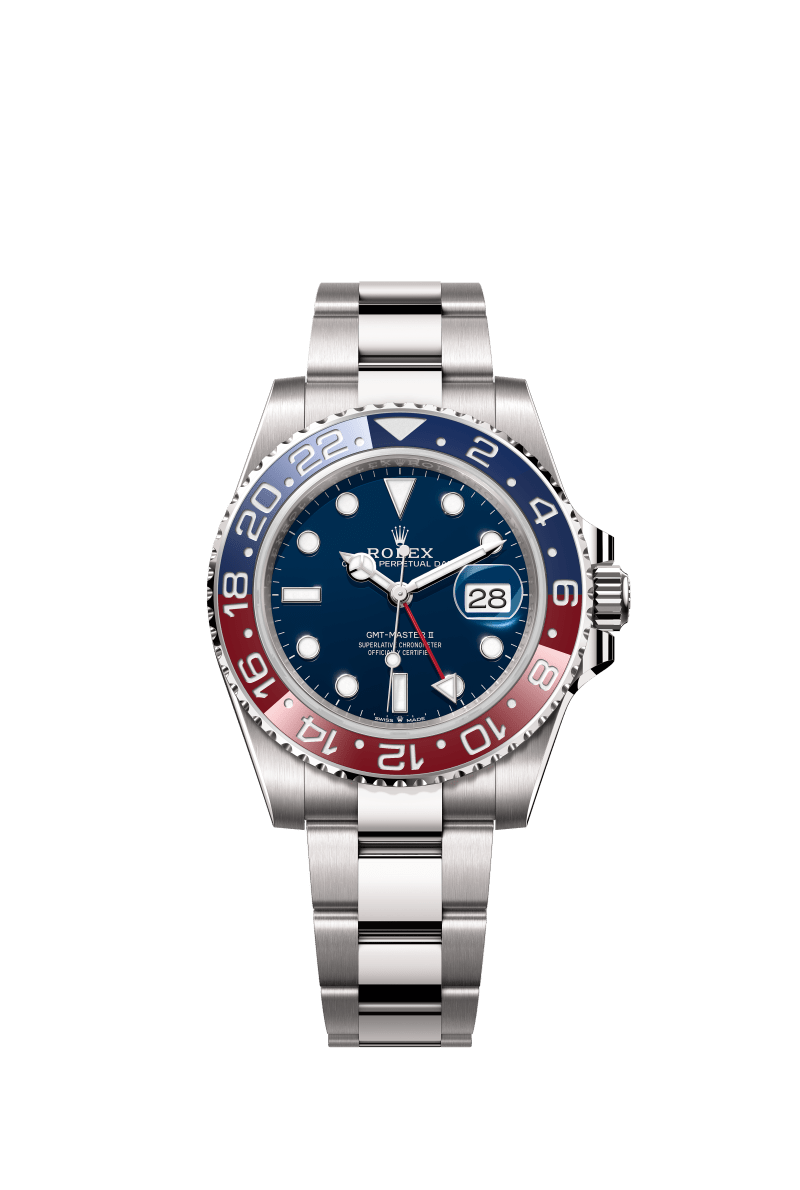 Blue dial watch-Silver-40MM