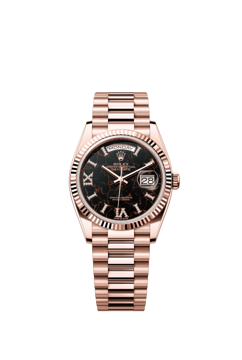 Black dial - Gold strap - 36 mm