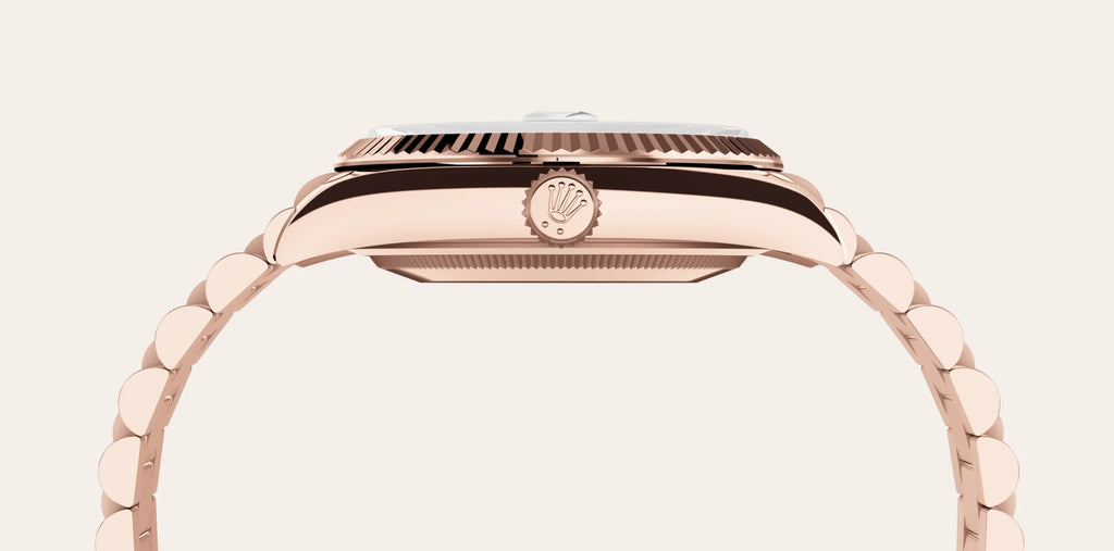White dial - Gold strap - 36mm