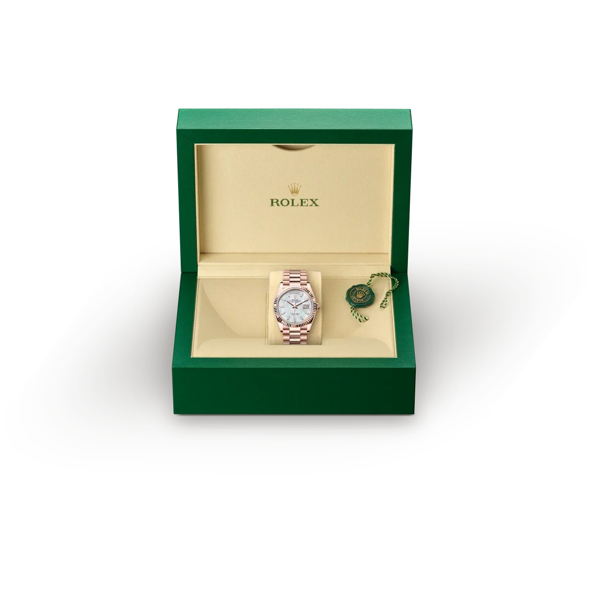 White dial - Gold strap - 36mm