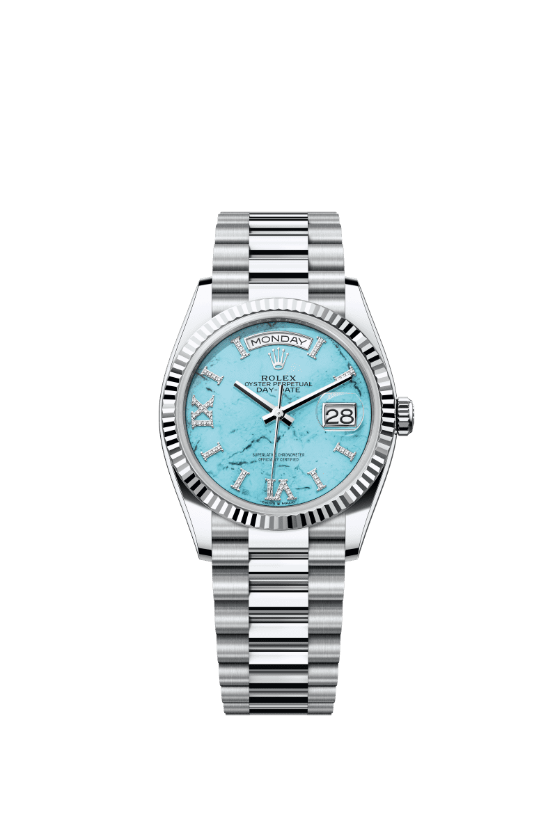 Blue dial - Silver strap - 36mm