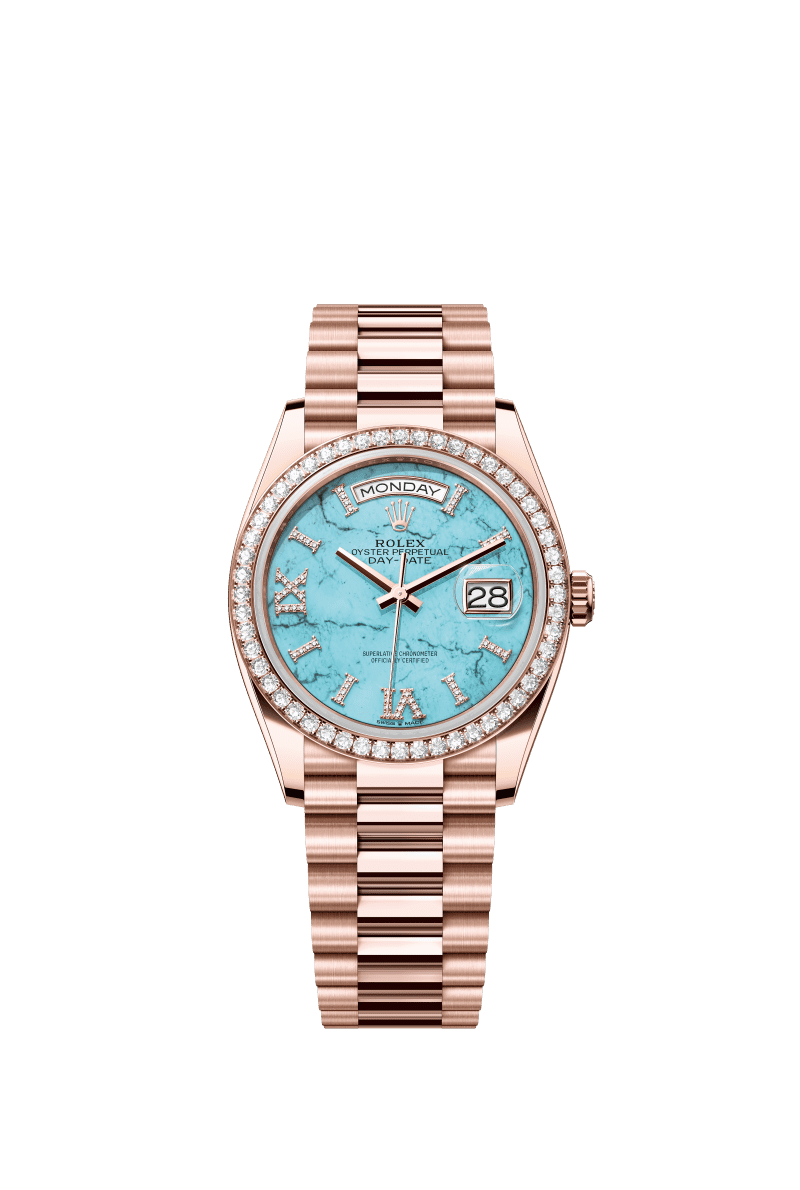 Blue dial - Gold strap - 36mm