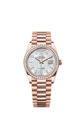 White dial - Gold strap - 36mm