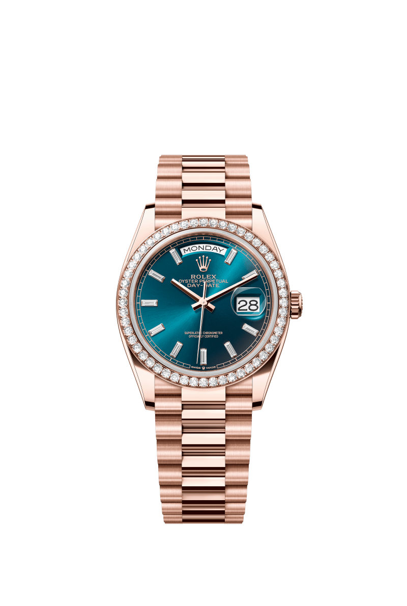 Blue dial - Gold strap - 36mm