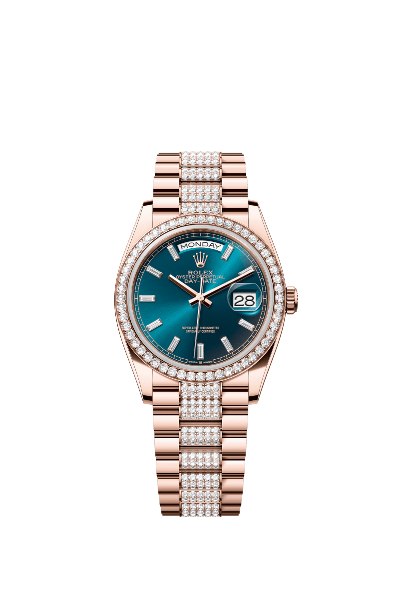 Turquoise dial - Gold strap - 36mm