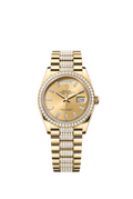 Champagne dial - Gold strap - 36mm