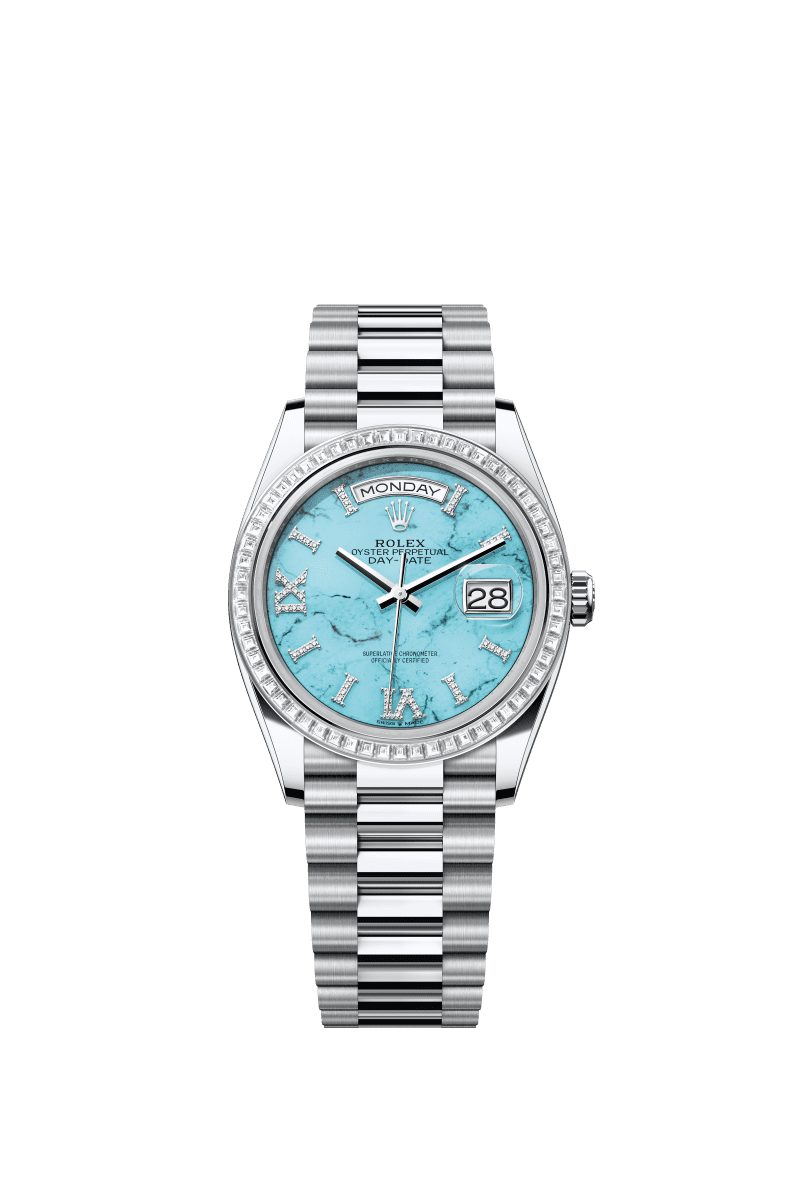 Blue dial - Silver strap - 36mm