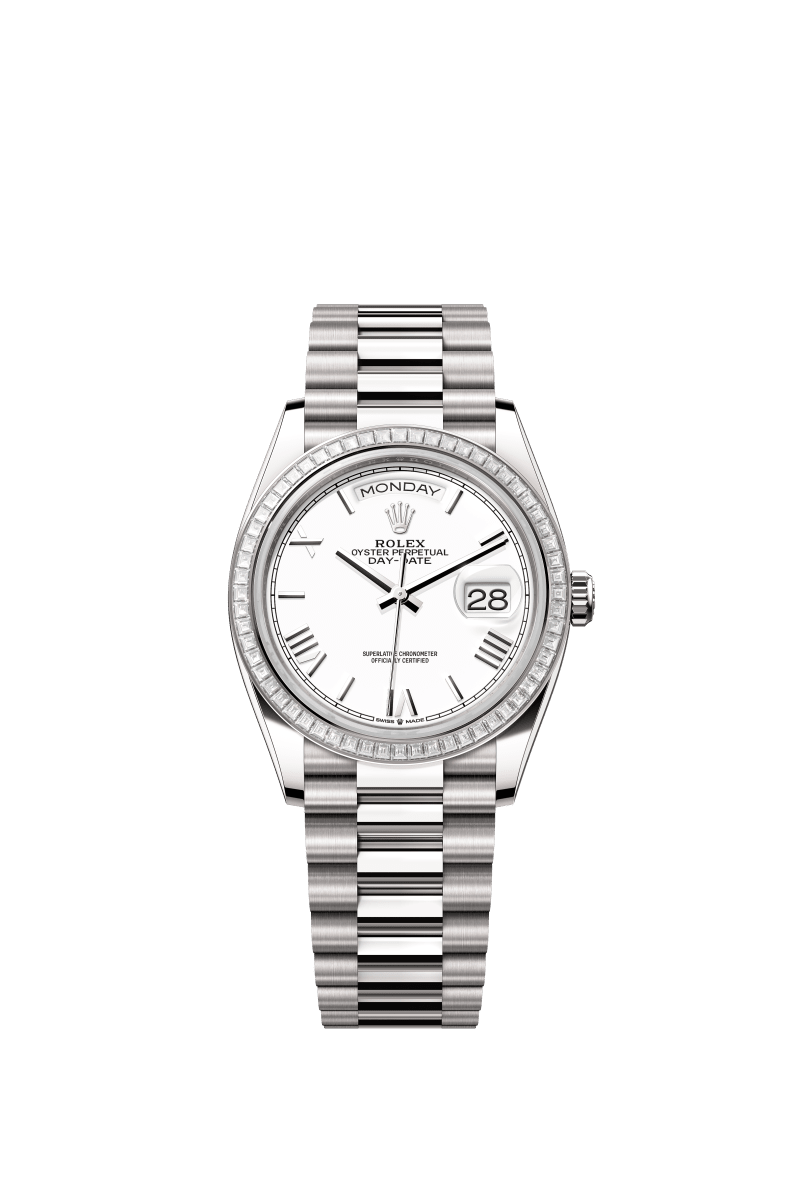 White dial - Silver strap - 36mm