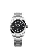 Black Dial Watch-Silver-40MM