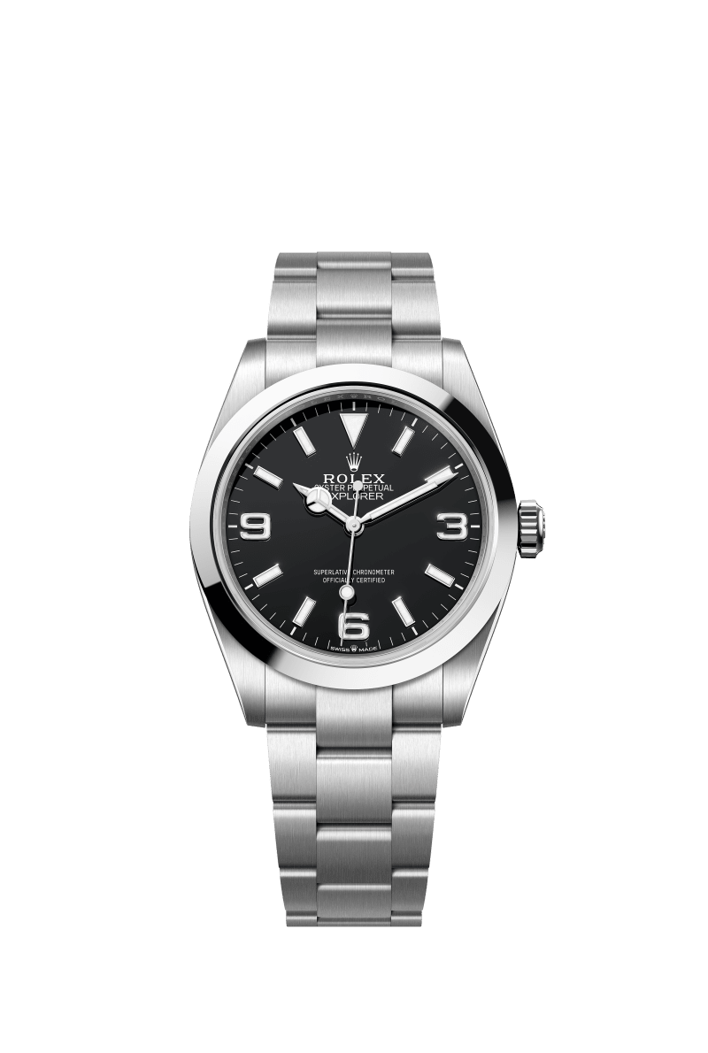 Black Dial Watch-Silver-40MM
