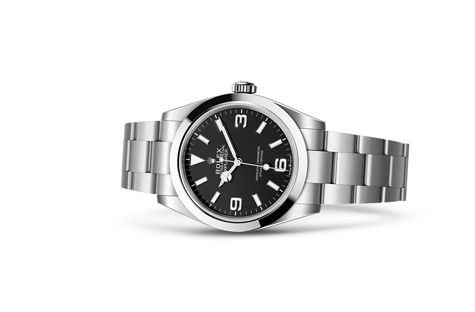 Black Dial Watch-Silver-36MM