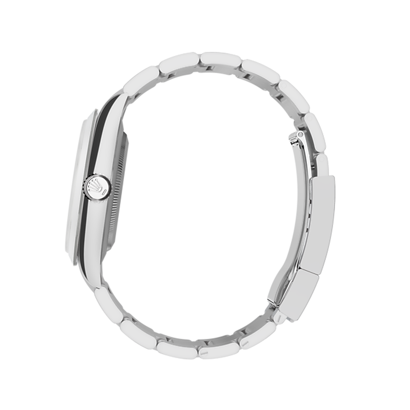 Black Dial Watch-Silver-40MM