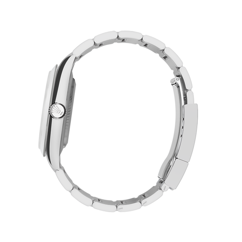 Black Dial Watch-Silver-36MM