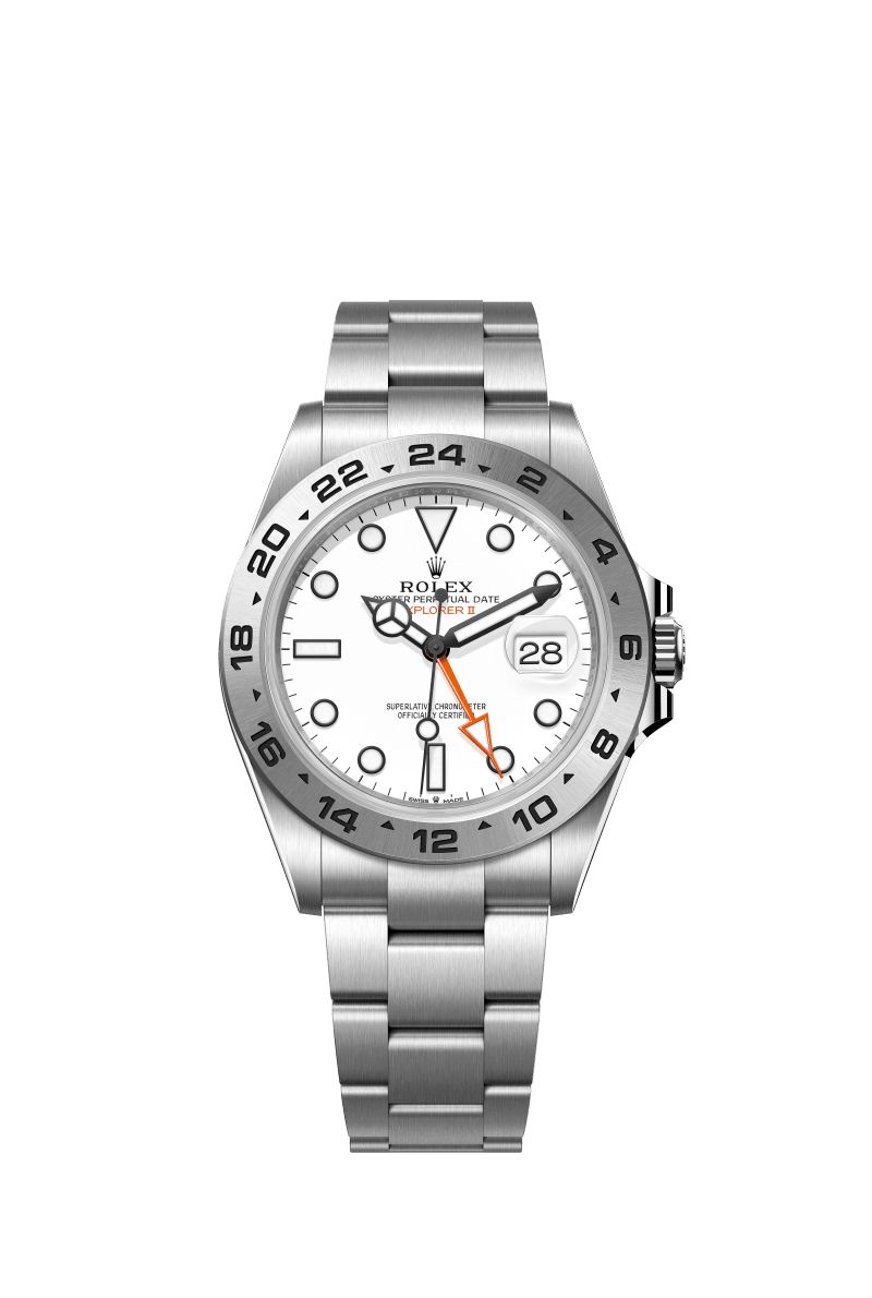 White Dial Watch-Silver-42MM
