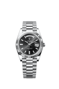 Black dial - Silver strap - 40mm