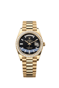 Black dial - Gold strap - 40mm