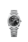 Black dial - Silver strap - 40 mm