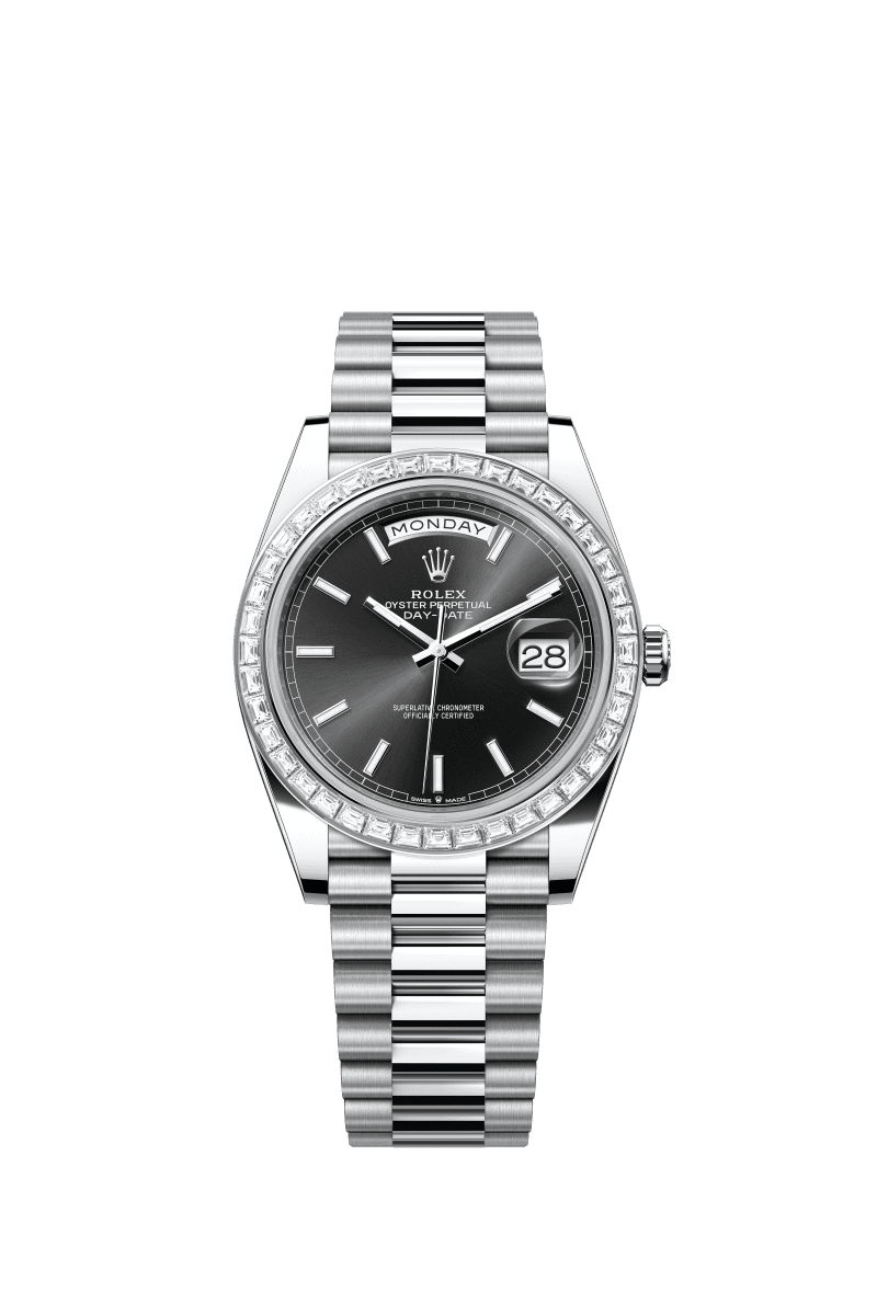 Black dial - Silver strap - 40 mm