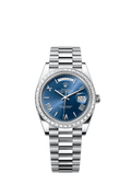 Blue dial - Silver strap - 40 mm