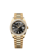 Black dial - Gold strap - 40 mm
