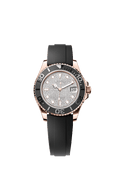 Silver Dial Watch - Black-37MM