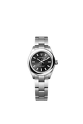 Black Dial Watch-Silver-28MM