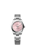 Pink Dial Watch-Silver-31MM