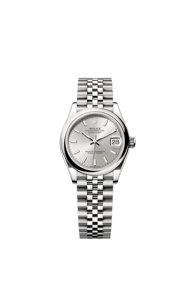 Silver dial watch -Silver bracelet -31mm
