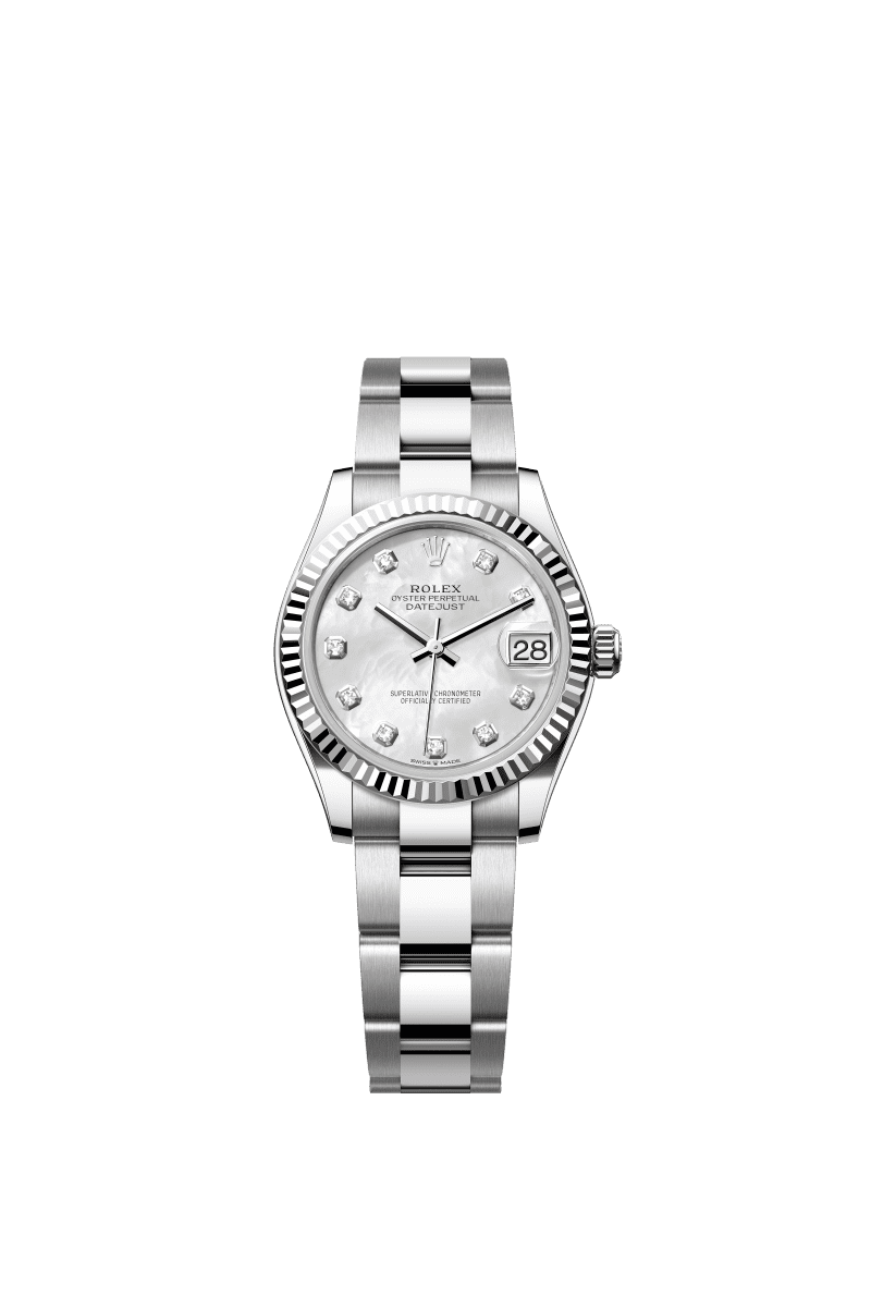 White dial watch -Silver bracelet -31mm