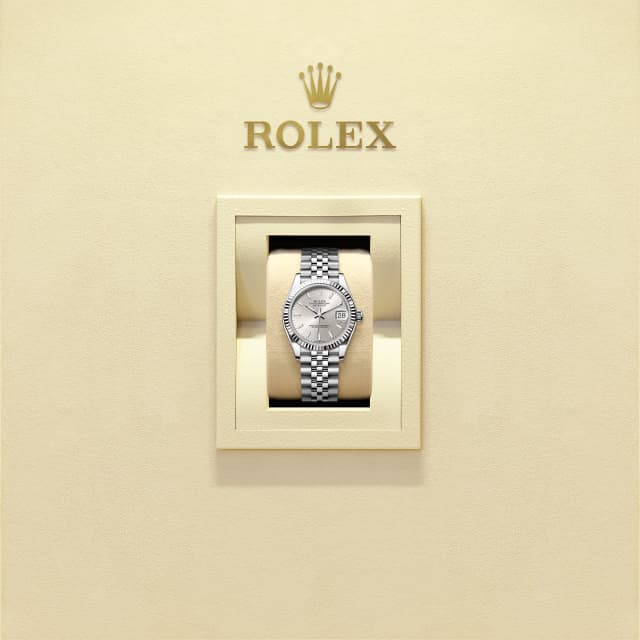 Silver dial watch -Silver bracelet -31mm