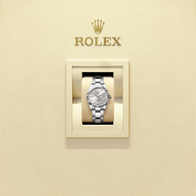 Silver dial watch -Silver bracelet -31mm