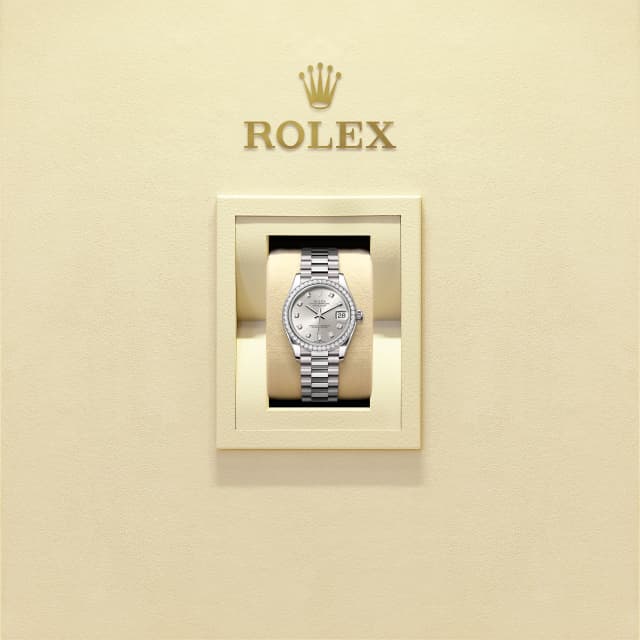 Silver dial watch -Silver bracelet -31mm