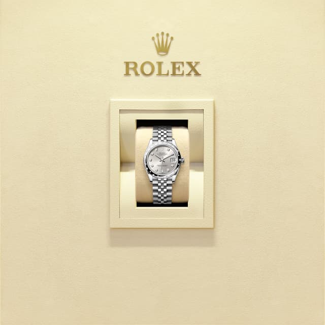 Silver dial watch -Silver bracelet -31mm