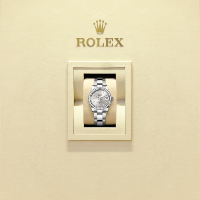 Silver dial watch -Silver bracelet -31mm