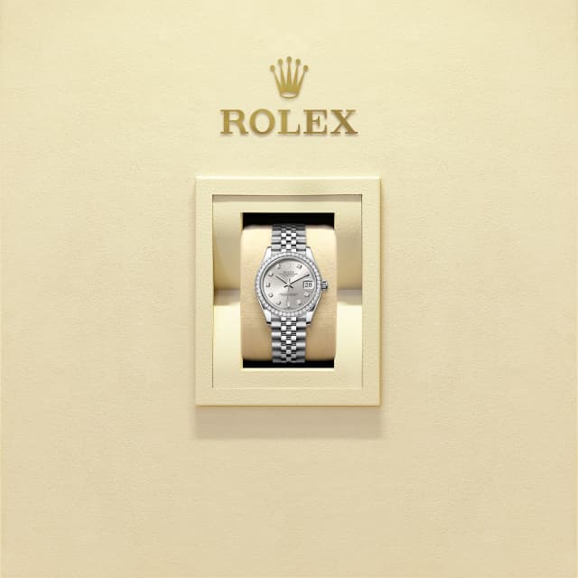 Silver dial watch -Silver bracelet -31mm