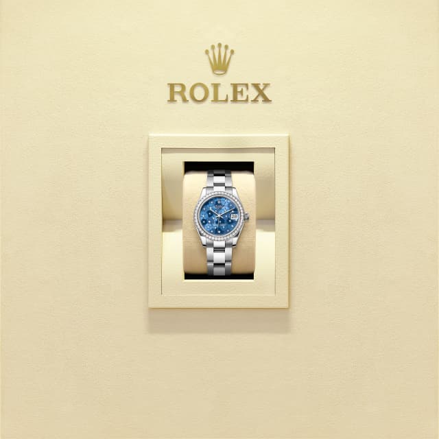 Sky blue dial watch - Silver bracelet - 31mm