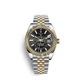 Black Dial Watch - Gold-42MM