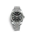 Black Dial Watch - Silver-42MM