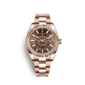 Brown Dial Watch - Rose Gold-42MM