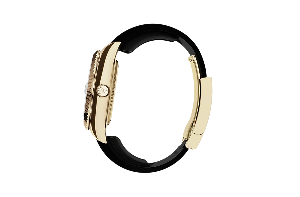 Bright Black Dial Watch - Black-42MM