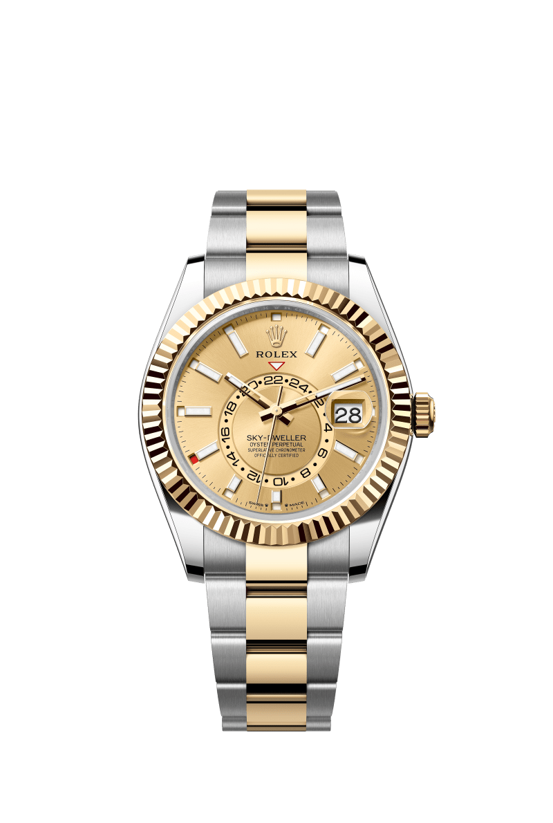 Champagne Dial Watch - Gold-42MM