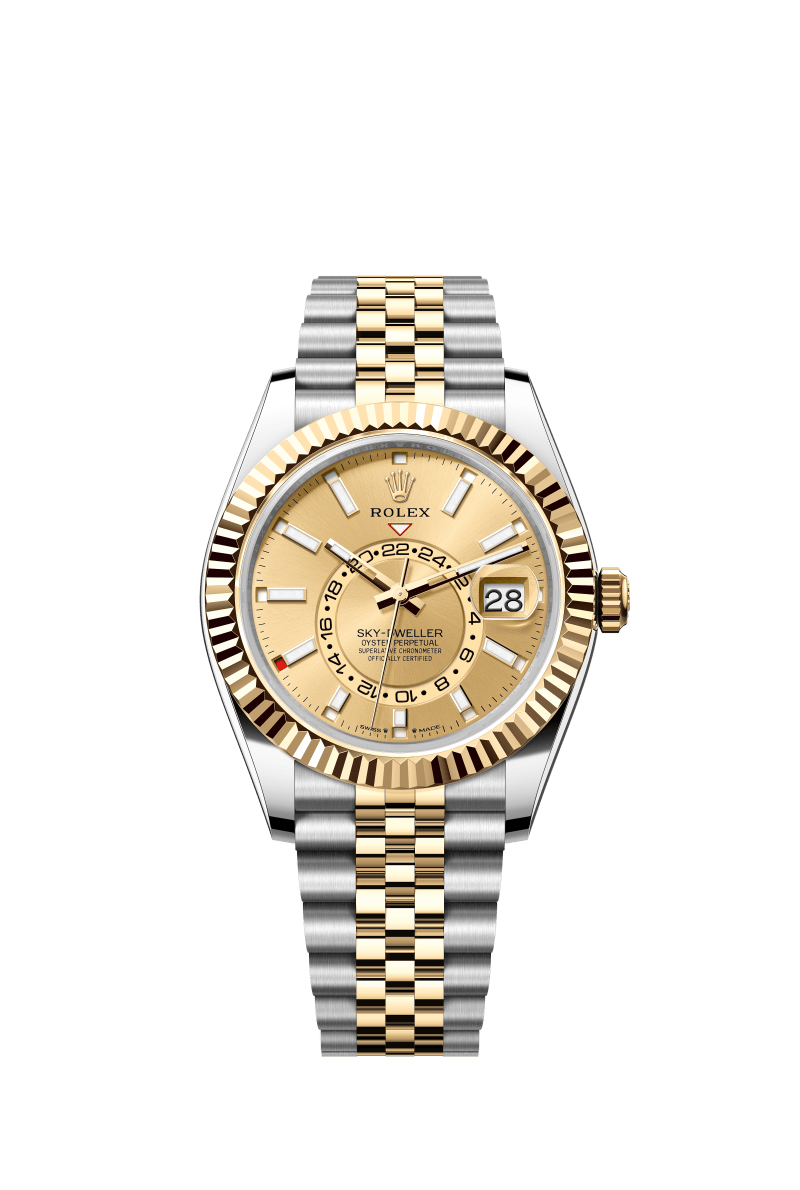 Champagne Dial Watch - Gold-42MM