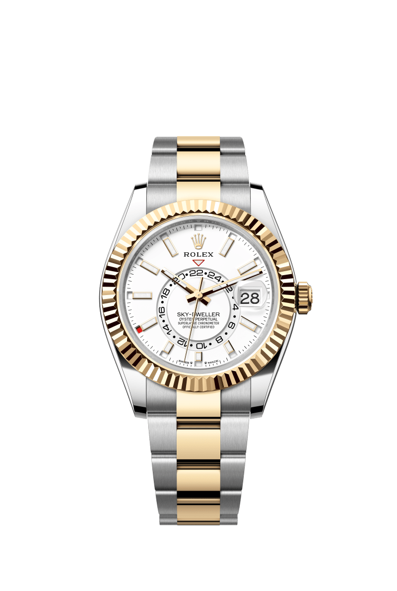 White Dial Watch - Gold-42MM