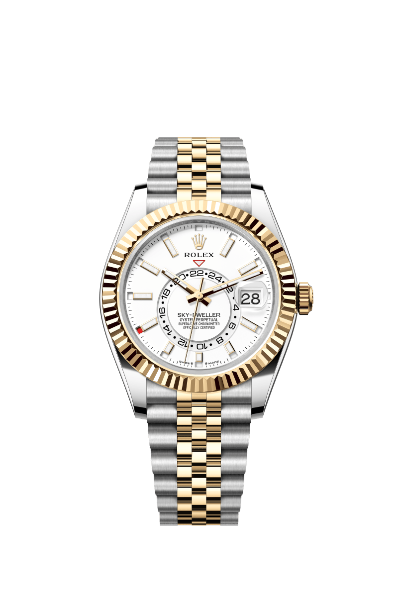 White Dial Watch - Gold-42MM